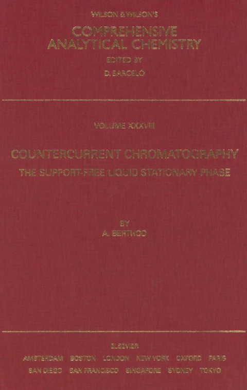Cover image for book Countercurrent Chromatography
