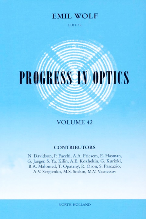 Cover image for book Progress in Optics