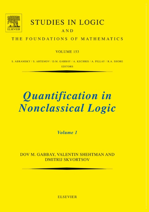 Cover image for book Quantification in Nonclassical Logic