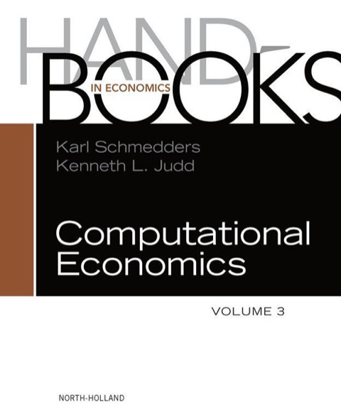 Cover image for book Handbook of Computational Economics Vol. 3