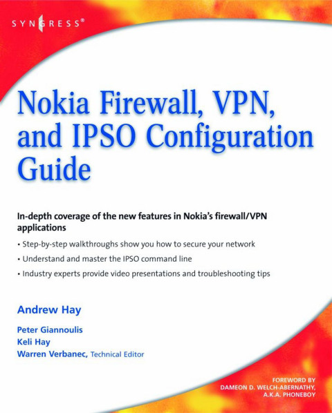 Cover image for book Nokia Firewall, VPN, and IPSO Configuration Guide