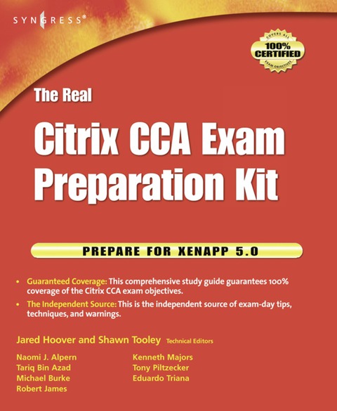 Cover image for book The Real Citrix CCA Exam Preparation Kit