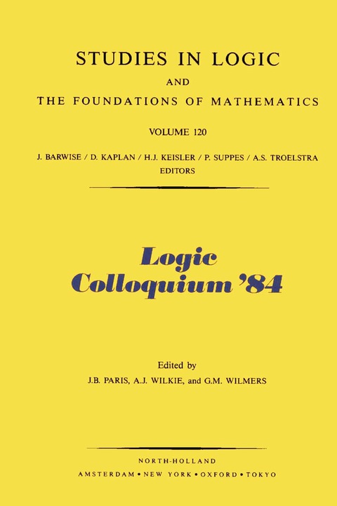 Cover image for book Logic Colloquium '84