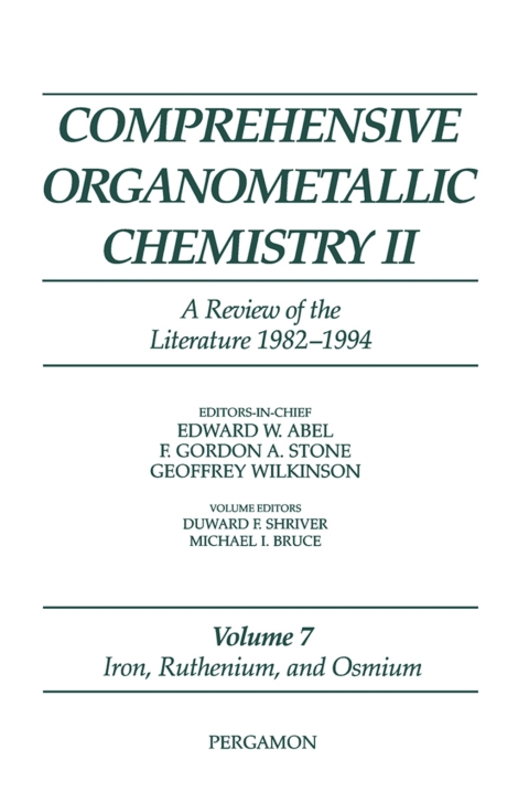 Cover image for book Comprehensive Organometallic Chemistry II, Volume 7