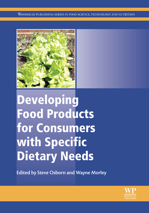 Cover image for book Developing Food Products for Consumers with Specific Dietary Needs