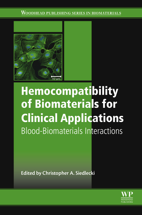 Cover image for book Hemocompatibility of Biomaterials for Clinical Applications