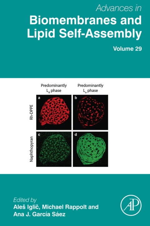 Cover image for book Advances in Biomembranes and Lipid Self-Assembly