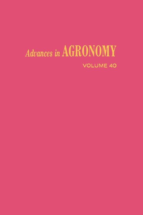 [1825 days] ADVANCES IN AGRONOMY VOLUME 40