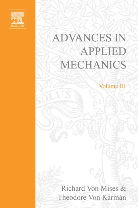 Cover image for book ADVANCES IN APPLIED MECHANICS VOLUME 3