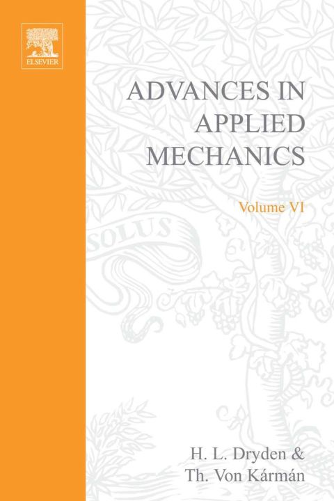 Cover image for book ADVANCES IN APPLIED MECHANICS VOLUME 6