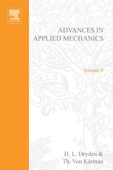 Cover image for book ADVANCES IN APPLIED MECHANICS VOLUME 8