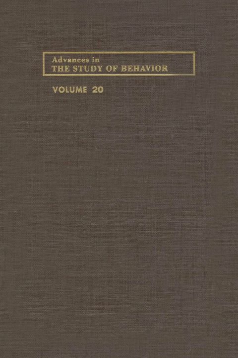 [1825 days] ADVANCES IN THE STUDY OF BEHAVIOR V 20