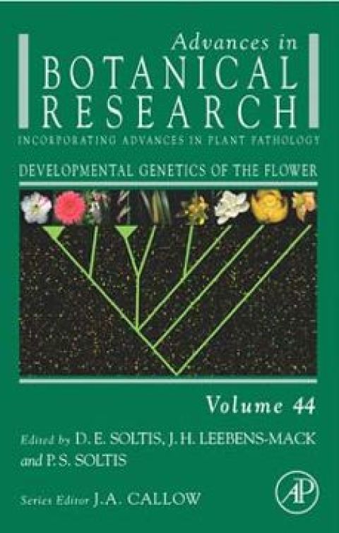 Cover image for book Developmental Genetics of the Flower: Advances in Botanical Research
