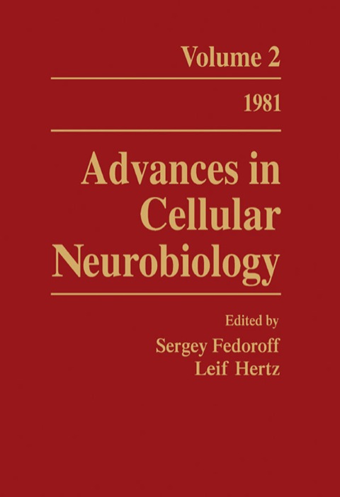 Cover image for book Advances in Cellular Neurobiology: Volume 2