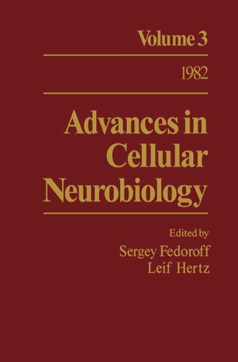 Cover image for book Advances in Cellular Neurobiology: Volume 3