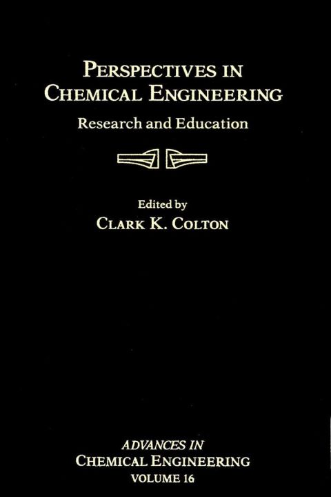 [1825 days] ADVANCES IN CHEMICAL ENGINEERING VOL 16