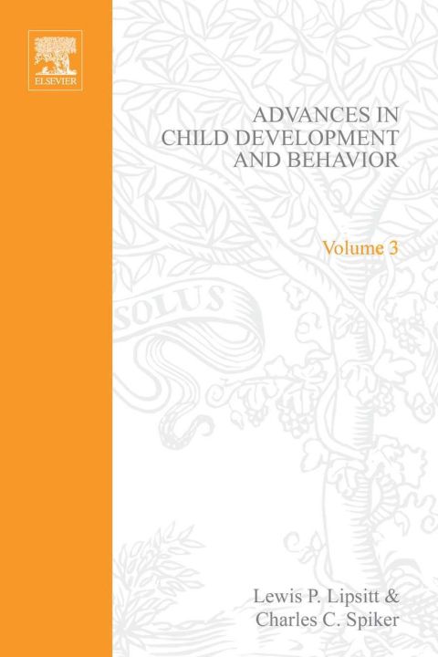 Cover image for book ADV IN CHILD DEVELOPMENT &BEHAVIOR V 3