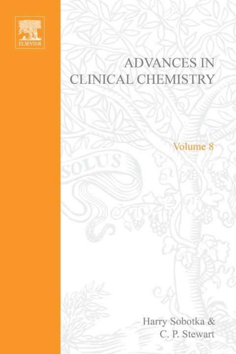 [1825 days] ADVANCES IN CLINICAL CHEMISTRY VOL 8