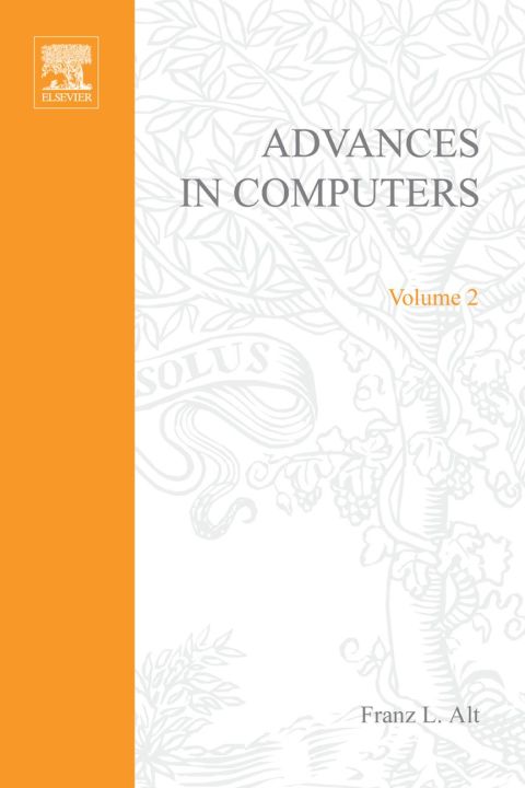 [1825 days] ADVANCES IN COMPUTERS VOL 2