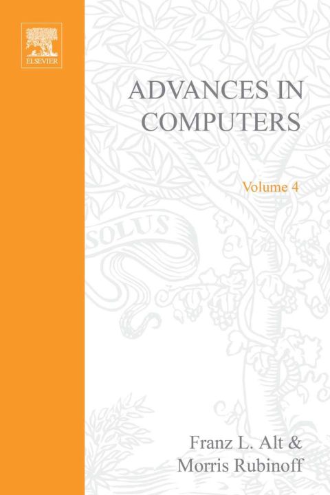 [1825 days] ADVANCES IN COMPUTERS VOL 4