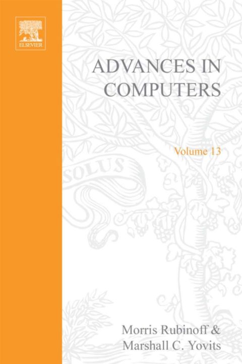 Cover image for book ADVANCES IN COMPUTERS VOL 13