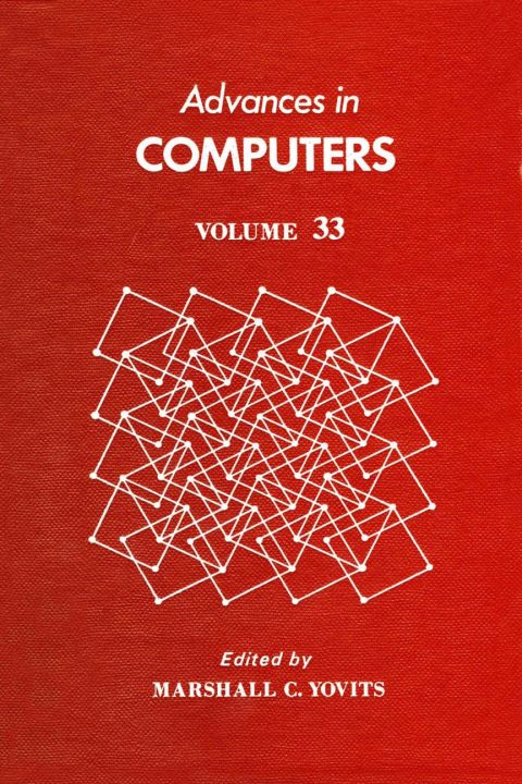 [1825 days] ADVANCES IN COMPUTERS VOL 33