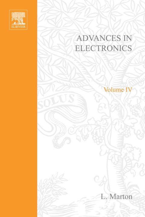 Cover image for book ADVANCES ELECTRONIC &ELECTRON PHYSICS V4