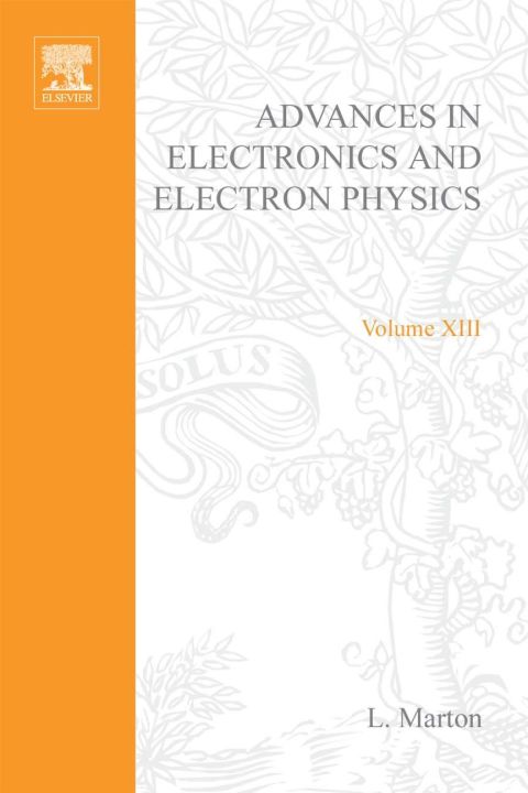 Cover image for book ADVANCES ELECTRONC &ELECTRON PHYSICS V13