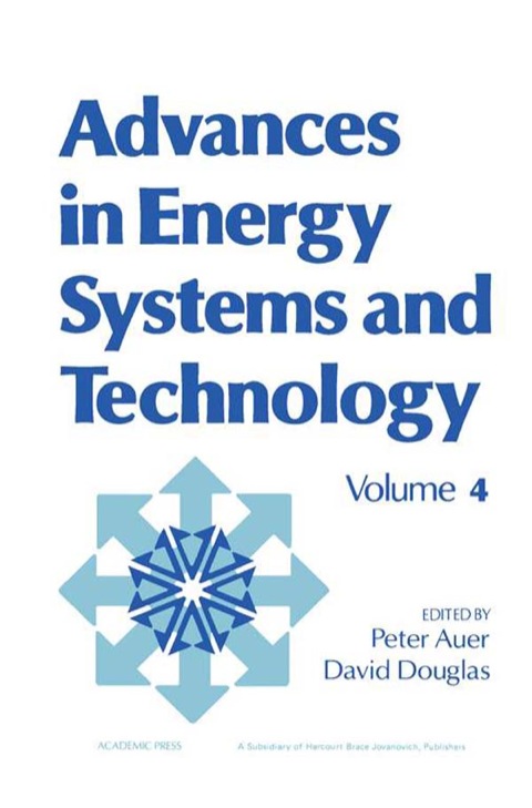 Cover image for book Advances in Energy Systems and Technology: Volume 4