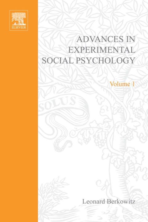 Cover image for book ADV EXPERIMENTAL SOCIAL PSYCHOLOGY,VOL 1