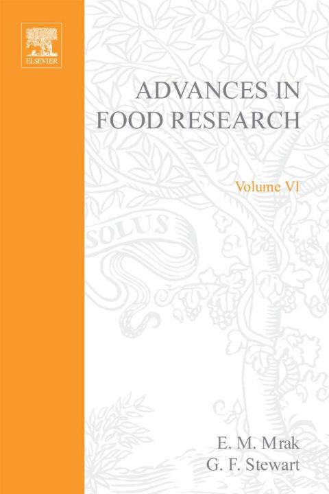 Cover image for book ADVANCES IN FOOD RESEARCH VOLUME 6