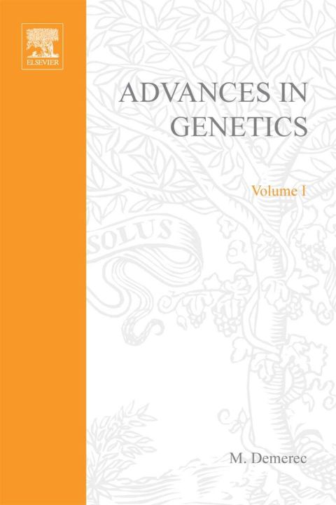 Cover image for book ADVANCES IN GENETICS VOLUME 1