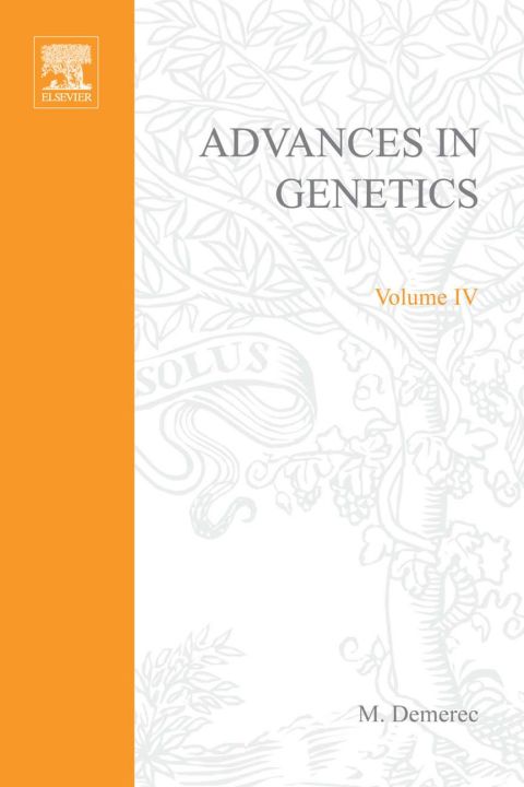 Cover image for book ADVANCES IN GENETICS VOLUME 4