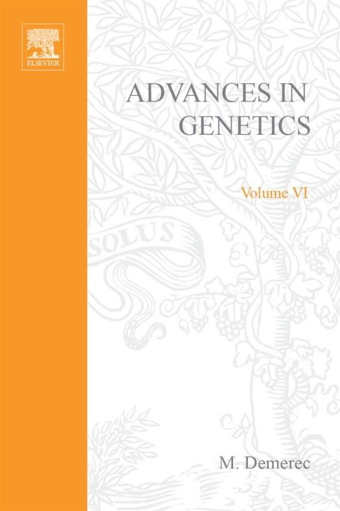 Cover image for book ADVANCES IN GENETICS VOLUME 6
