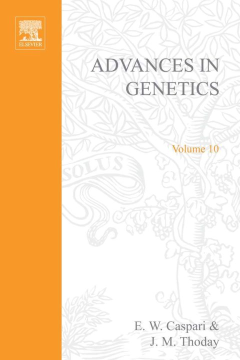 Cover image for book ADVANCES IN GENETICS VOLUME 10