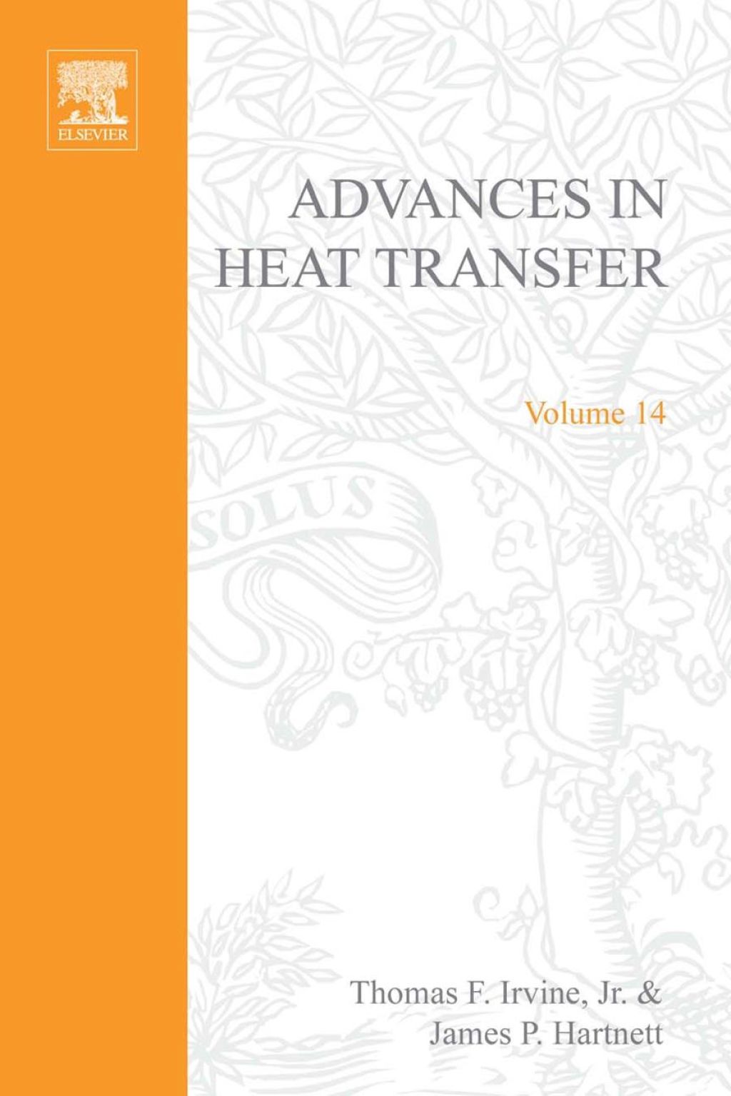ADVANCES IN HEAT TRANSFER VOLUME 14 (eBook) - AUTHOR;  UNKNOWN,