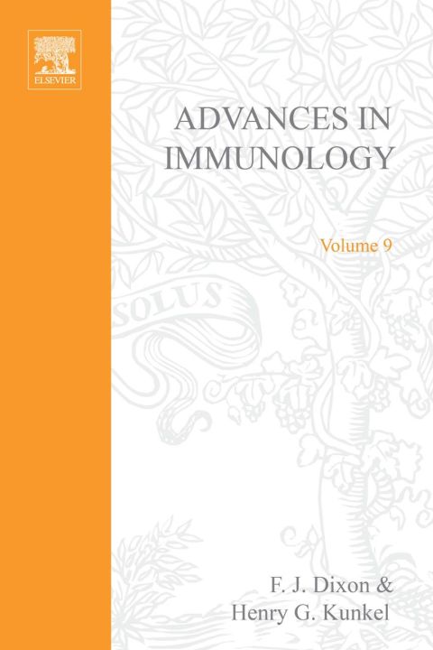 Cover image for book ADVANCES IN IMMUNOLOGY VOLUME 9
