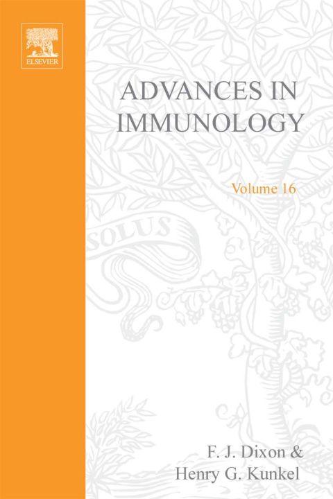 [1825 days] ADVANCES IN IMMUNOLOGY VOLUME 16