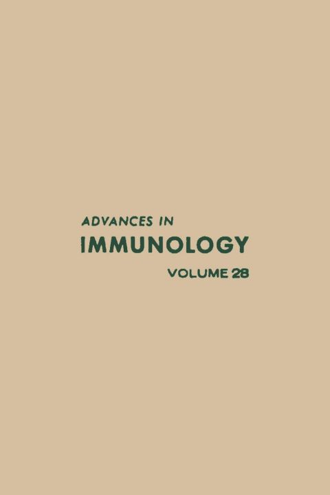 [1825 days] ADVANCES IN IMMUNOLOGY VOLUME 28