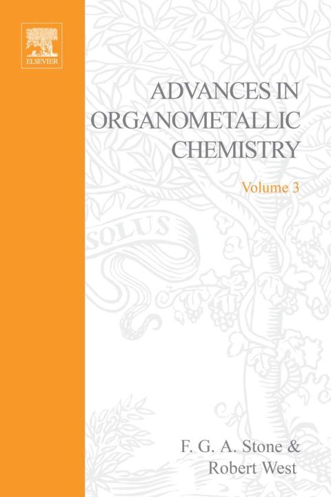 Cover image for book ADVANCES ORGANOMETALLIC CHEMISTRY V 3