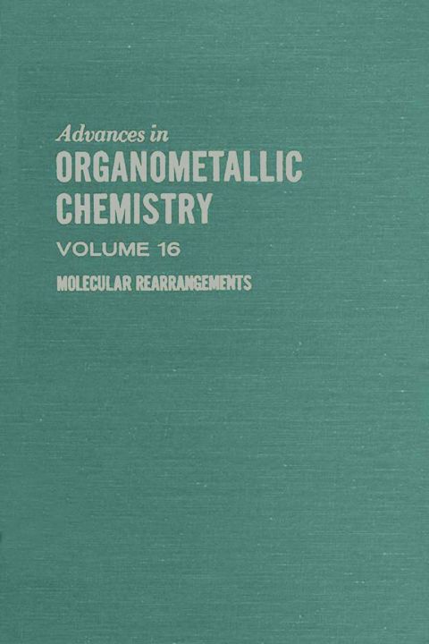 Cover image for book ADVANCES ORGANOMETALLIC CHEMISTRY V16