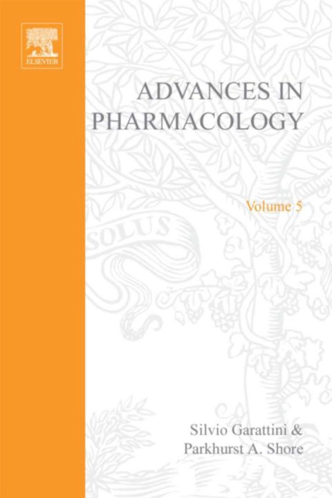 Cover image for book ADVANCES IN PHARMACOLOGY VOL 5