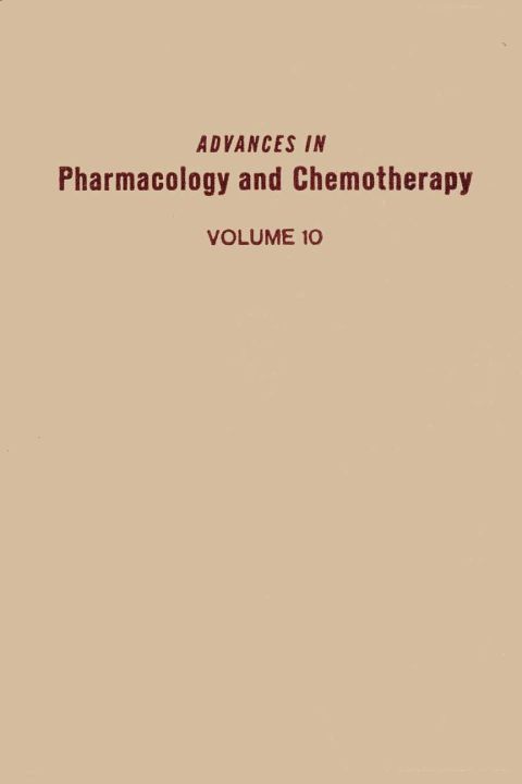 Cover image for book ADV IN PHARMACOLOGY &CHEMOTHERAPY VOL 10