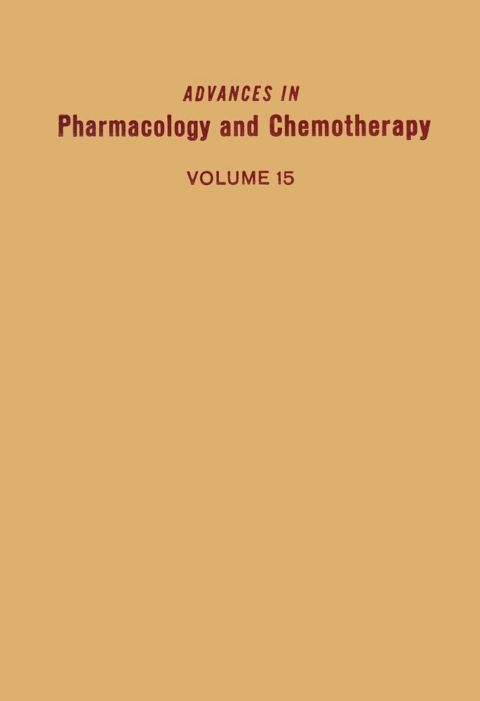 Cover image for book ADV IN PHARMACOLOGY &CHEMOTHERAPY VOL 15