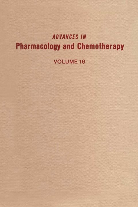 Cover image for book ADV IN PHARMACOLOGY &CHEMOTHERAPY VOL 16