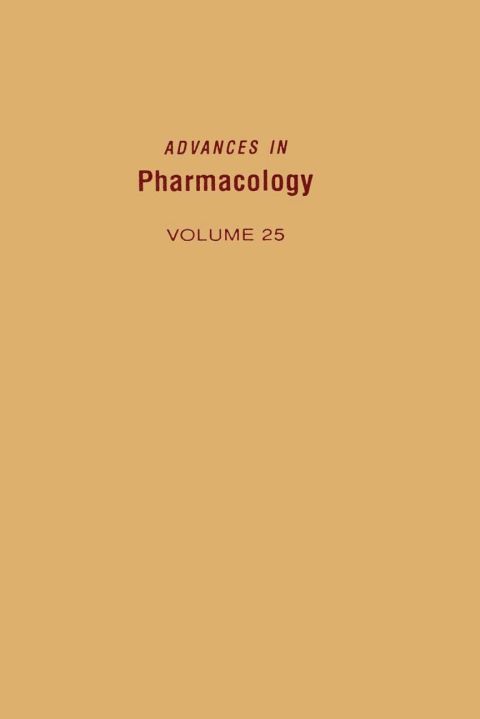 Cover image for book ADVANCES IN PHARMACOLOGY VOL 25