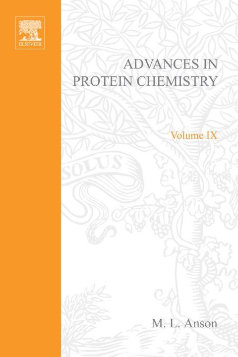 Cover image for book ADVANCES IN PROTEIN CHEMISTRY VOL 9