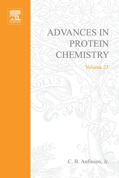 Cover image for book ADVANCES IN PROTEIN CHEMISTRY VOL 23