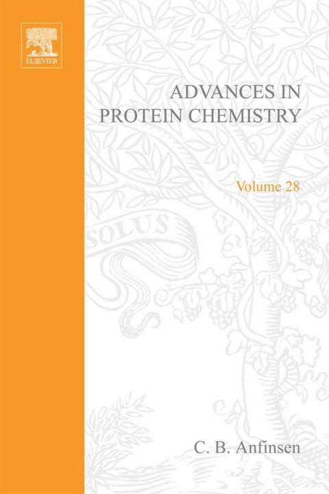 Cover image for book ADVANCES IN PROTEIN CHEMISTRY VOL 28