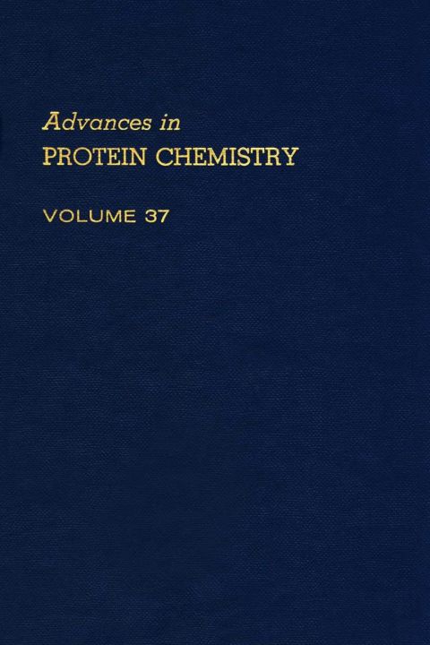 Cover image for book ADVANCES IN PROTEIN CHEMISTRY VOL 37